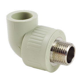 Кутник 90° із зовнішнім різьбленням 32x1' ппр/латунь, FADO